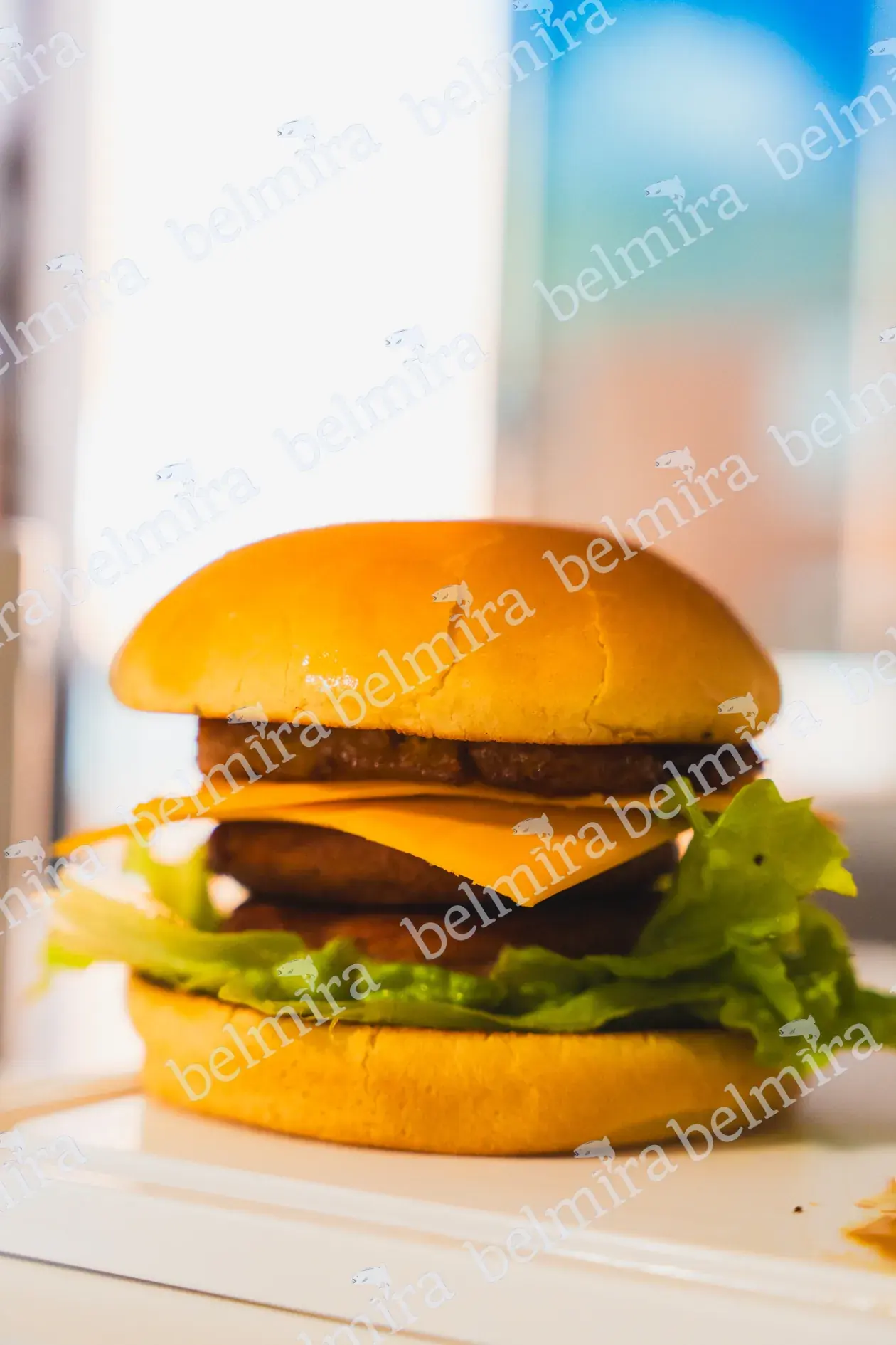 Hamburguesa de Trucha Completa